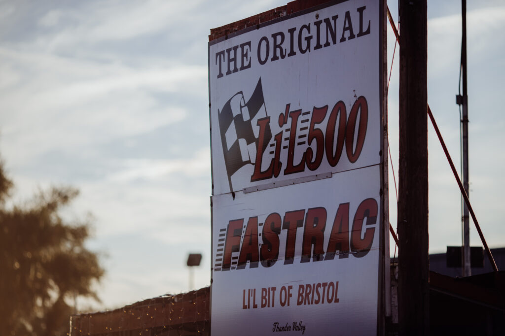 The Original Lil500 Fasttrac sign
